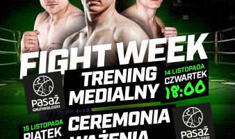 KBN37: Zapraszamy na FIGHT WEEK przed galą we Wrocławiu! Master vs Masson