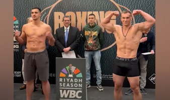 Piotr Łącz przed 2 rundą trunieju Grand Prix Boxing