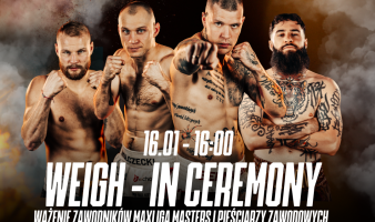 Oficjalna Ceremonia Ważenia przed KBN43: MAXLIGA MASTERS – THE SHOWDOWN